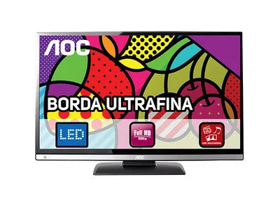 Tela Display Tv Aoc 39 Led Full Hd Borda Ultra Fina Le39D0330